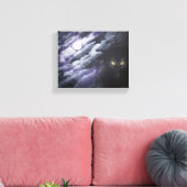 Draken Maan Canvas Afdruk (Insitu (Woonkamer))