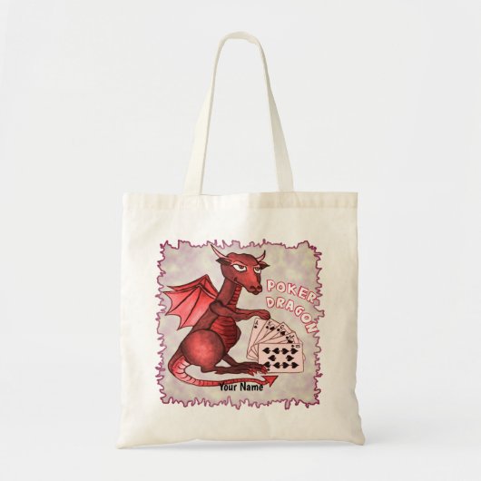 Draken Poker Tote Bag (Voorkant)