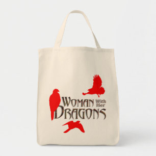 draken " roofvogels " , " dame hawkers " , " dame tote bag