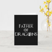 Draken Shirt Vaderdag Beste Cadeau Voor Vader  Kaart (Gele Bloem)