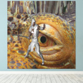 Draken Slayer Canvas Afdruk (Insitu (Houten vloer))