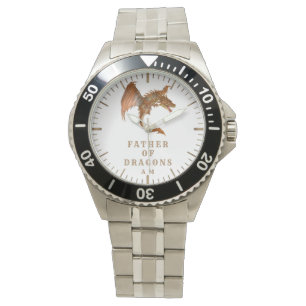 Draken Vader Der Draken Typografie Monogram Horloge