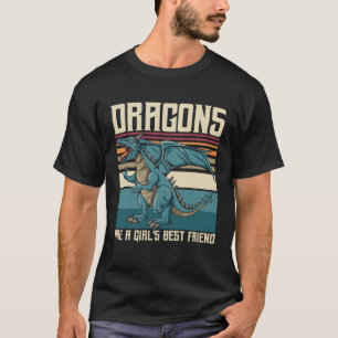 Draken zijn een Meisjes Cool Vriend Beste Dragon M T-shirt