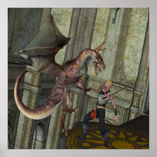 Drakenaanval Poster