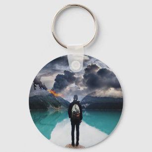 Drakenaanval Sleutelhanger