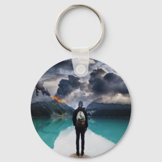 Drakenaanval Sleutelhanger