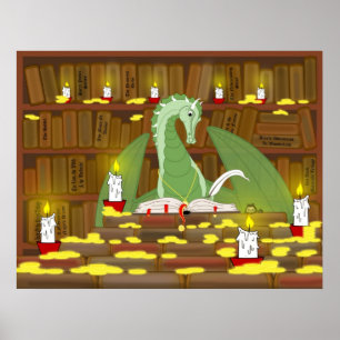 Drakenbibliotheek Poster