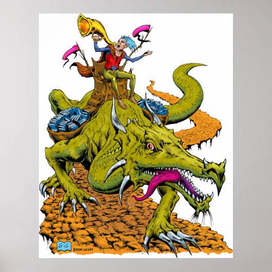 Drakenbibliotheek Poster (Voorkant)