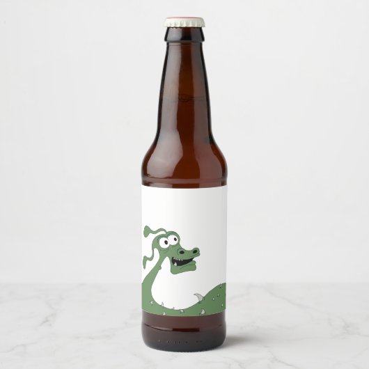 Drakenbier Bier Etiket (Voorkant)