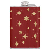 Drakenbloed rood en goud heupfles (Achterkant)