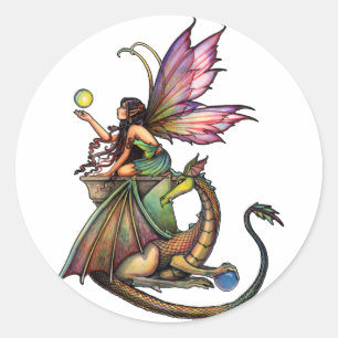 Drakenbollen Fee Draken Stickers