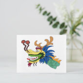 Drakenboot Briefkaart (Staand voorkant)