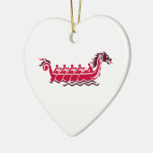 Drakenboot Keramisch Ornament (Links)