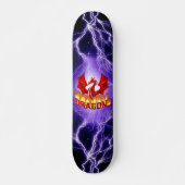 Drakend vuur skateboard (Voorkant)