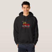 Drakendier Rood Roodvliegerkerst Hoodie (Voorkant volledig)