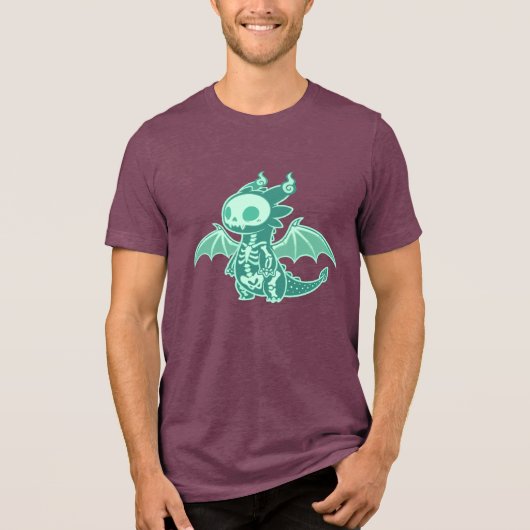 Drakendodergeest Tri-Blend Shirt (Voorkant)