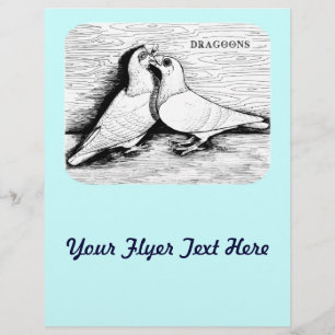 Drakenduiven wit paar flyer