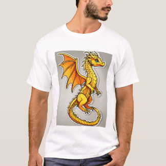 Drakenfamilie het Verzamelen: Uitstekende 2D Vecto T-shirt