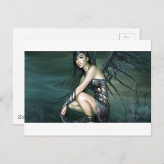 drakenfee briefkaart (Voorkant / Achterkant)