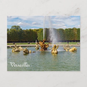 Drakenfontein in de tuin van Versailles - Frankrij Briefkaart