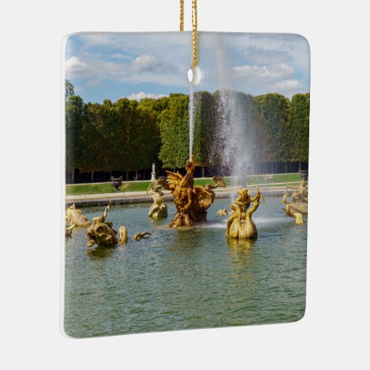 Drakenfontein in de tuin van Versailles - Frankrij Keramisch Ornament (Rechts)