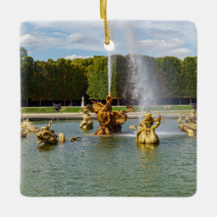 Drakenfontein in de tuin van Versailles - Frankrij Keramisch Ornament