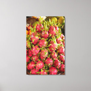 Drakenfruit Can Duoc Markt Canvas Afdruk