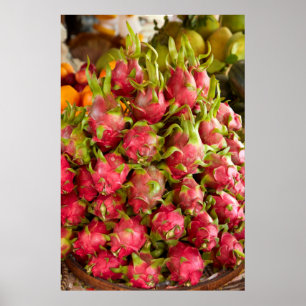 Drakenfruit Can Duoc Markt Poster