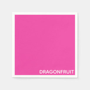 Drakenfruit roze kleur naam servet