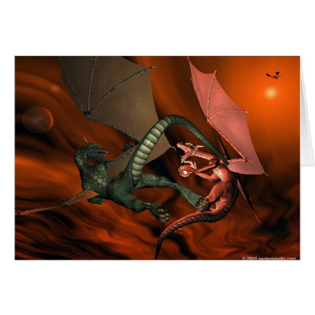 Drakengevecht (Voorkant Horizontaal)