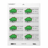 Drakenhoed Etiket (Full Sheet)