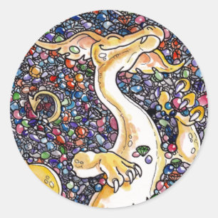 Drakenhoed Ronde Sticker