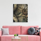 Drakenhuid fractale kunst canvas afdruk (Insitu (Woonkamer))