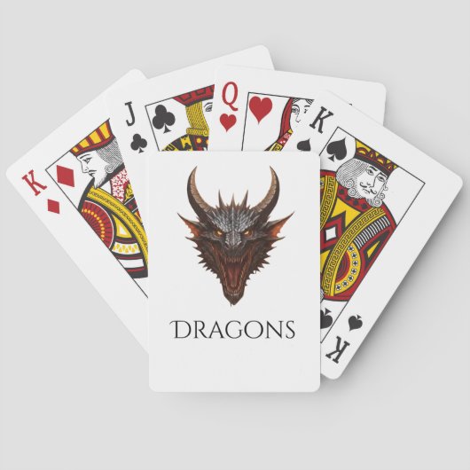 Drakenkaarten Pokerkaarten (Achterkant)