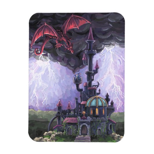 Drakenkasteel Magneet (Verticaal)
