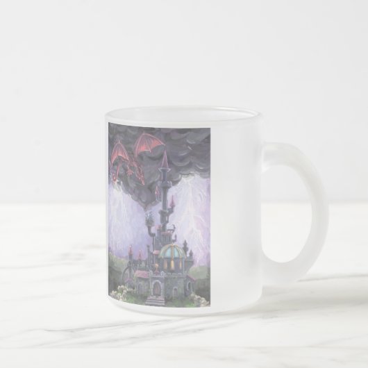 Drakenkasteel Matglas Koffiemok (Rechts)