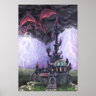 Drakenkasteel Poster