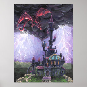 Drakenkasteel Poster