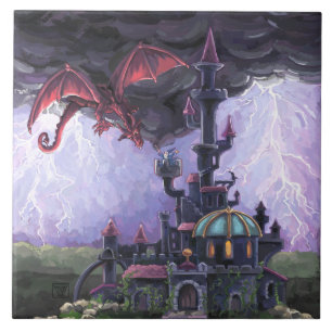 Drakenkasteel Tegeltje