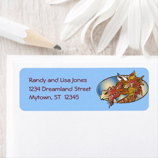 Drakenkop Label (Insitu)