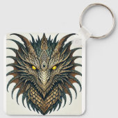 Drakenkop Sleutelhanger (Achterkant)