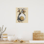 Drakenkroes van Alchemy Poster (Keuken)
