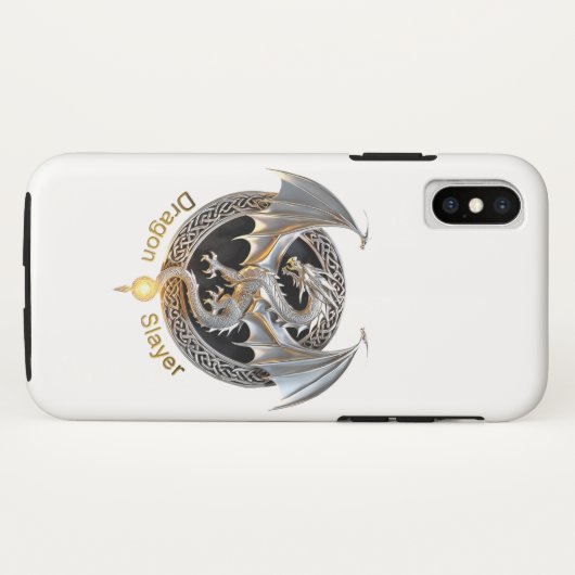 Drakenlaag Case-Mate iPhone Case (Achterkant (horizontaal))