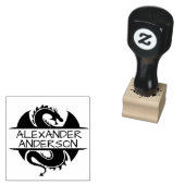 Drakenlaag personaliseren 	rubberstempel (Gestempeld)