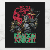 Drakennacht Wijn Etiket (Enkel label)