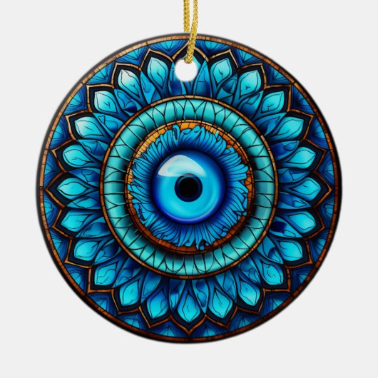 Drakenoog Keramisch Ornament (Voorkant)