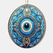 Drakenoog Keramisch Ornament (Links)