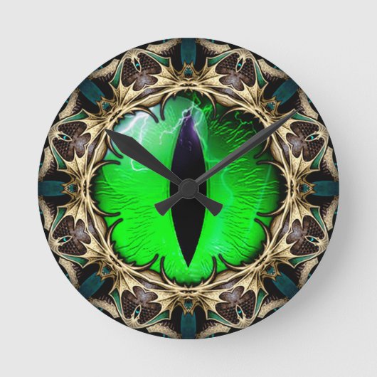 Drakenoog Ronde Klok (Voorkant)