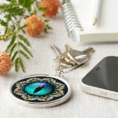 Drakenoog Sleutelhanger (Zijkant)