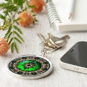 Drakenoog Sleutelhanger (Zijkant)